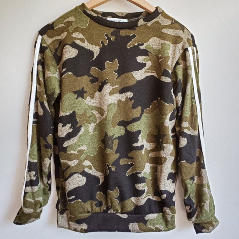 Camo Long Sleeve Top - Picture 2 of 4